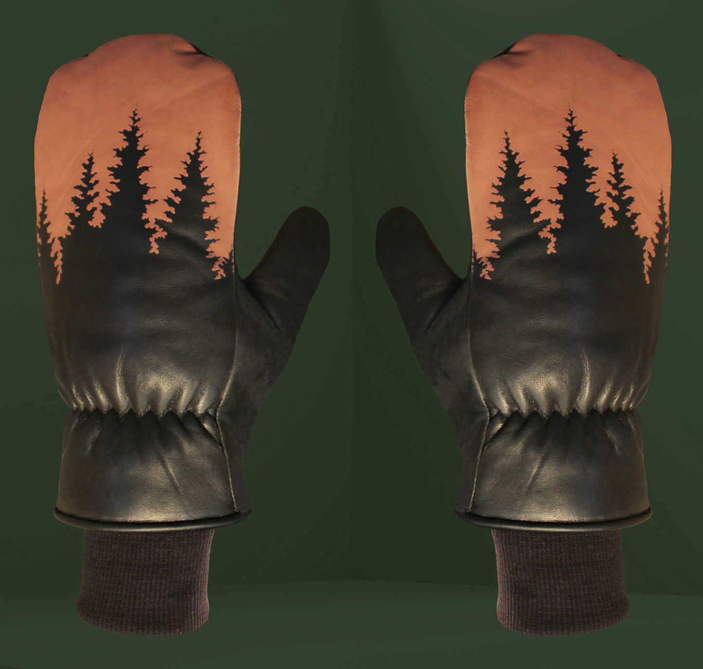 Karn leather ski gloves